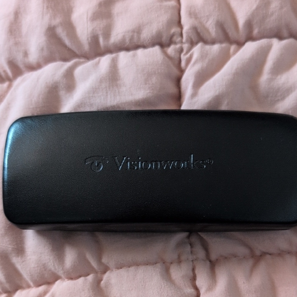 Visionworks Black Eyeglass Case